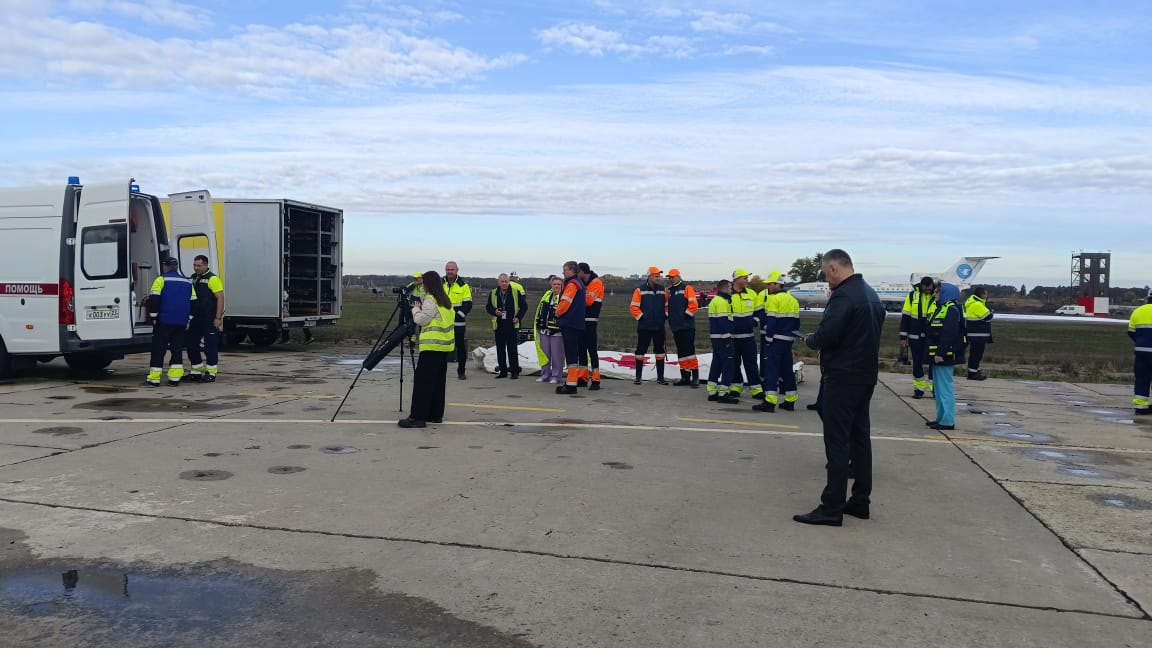 В аэропорту Краснодара прошло тактико-специальное учение.