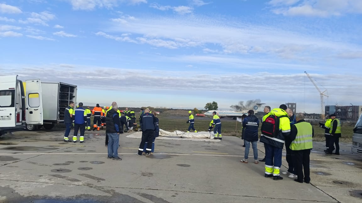 В аэропорту Краснодара прошло тактико-специальное учение.