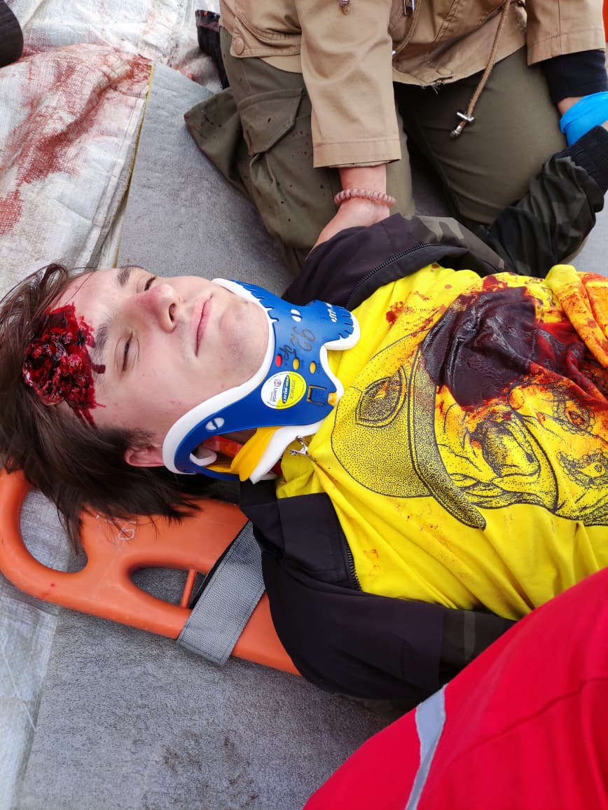 Сотрудники скорой медицинской помощи краевой БСМП провели тактико-специальную тренировку