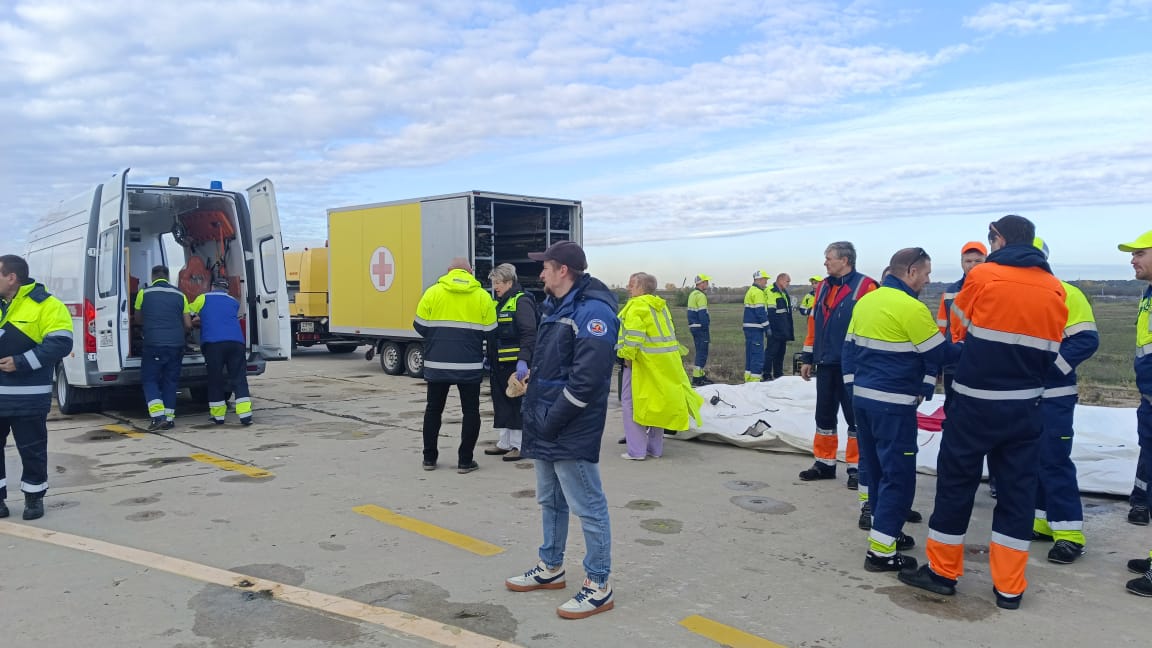 В аэропорту Краснодара прошло тактико-специальное учение.
