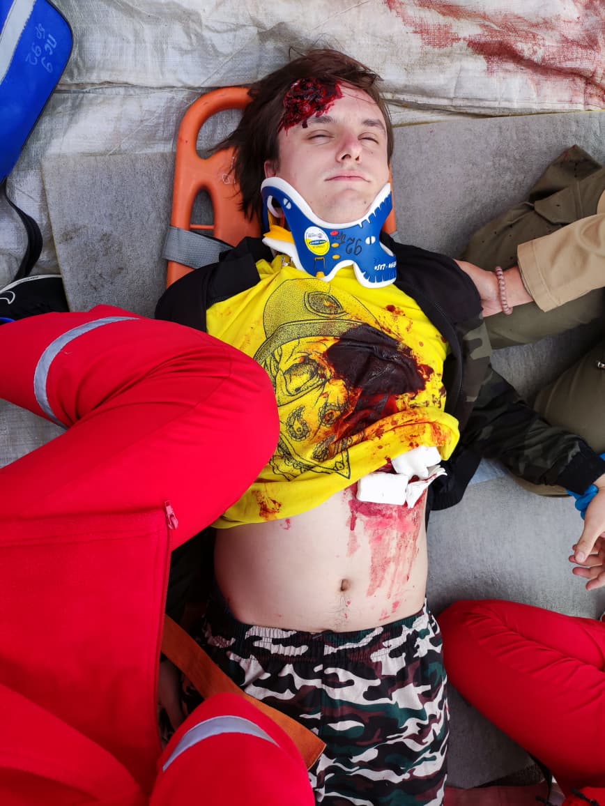 Сотрудники скорой медицинской помощи краевой БСМП провели тактико-специальную тренировку