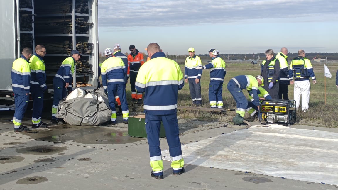 В аэропорту Краснодара прошло тактико-специальное учение.