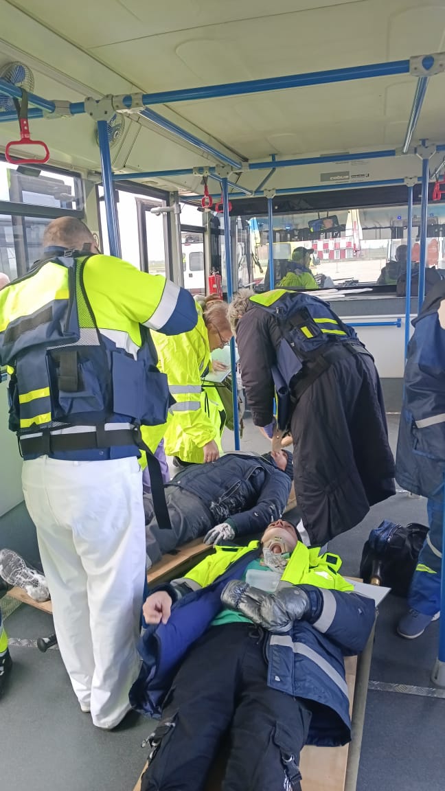 В аэропорту Краснодара прошло тактико-специальное учение.