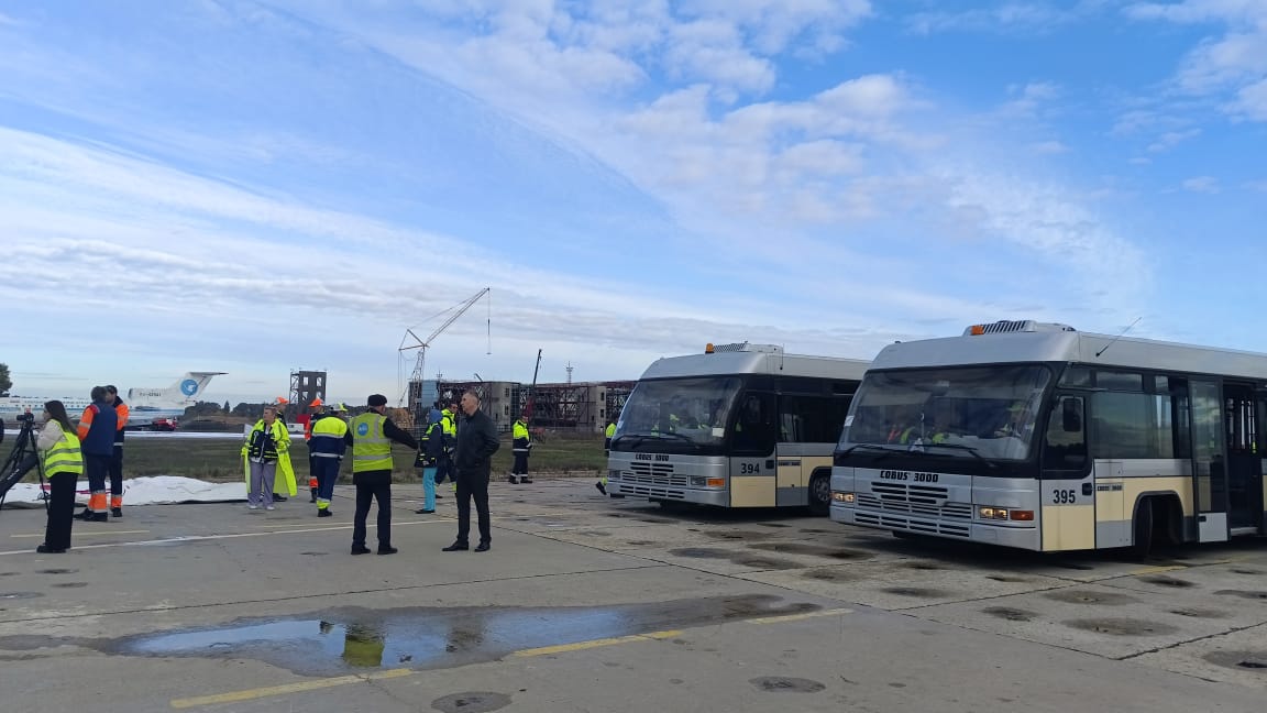 В аэропорту Краснодара прошло тактико-специальное учение.