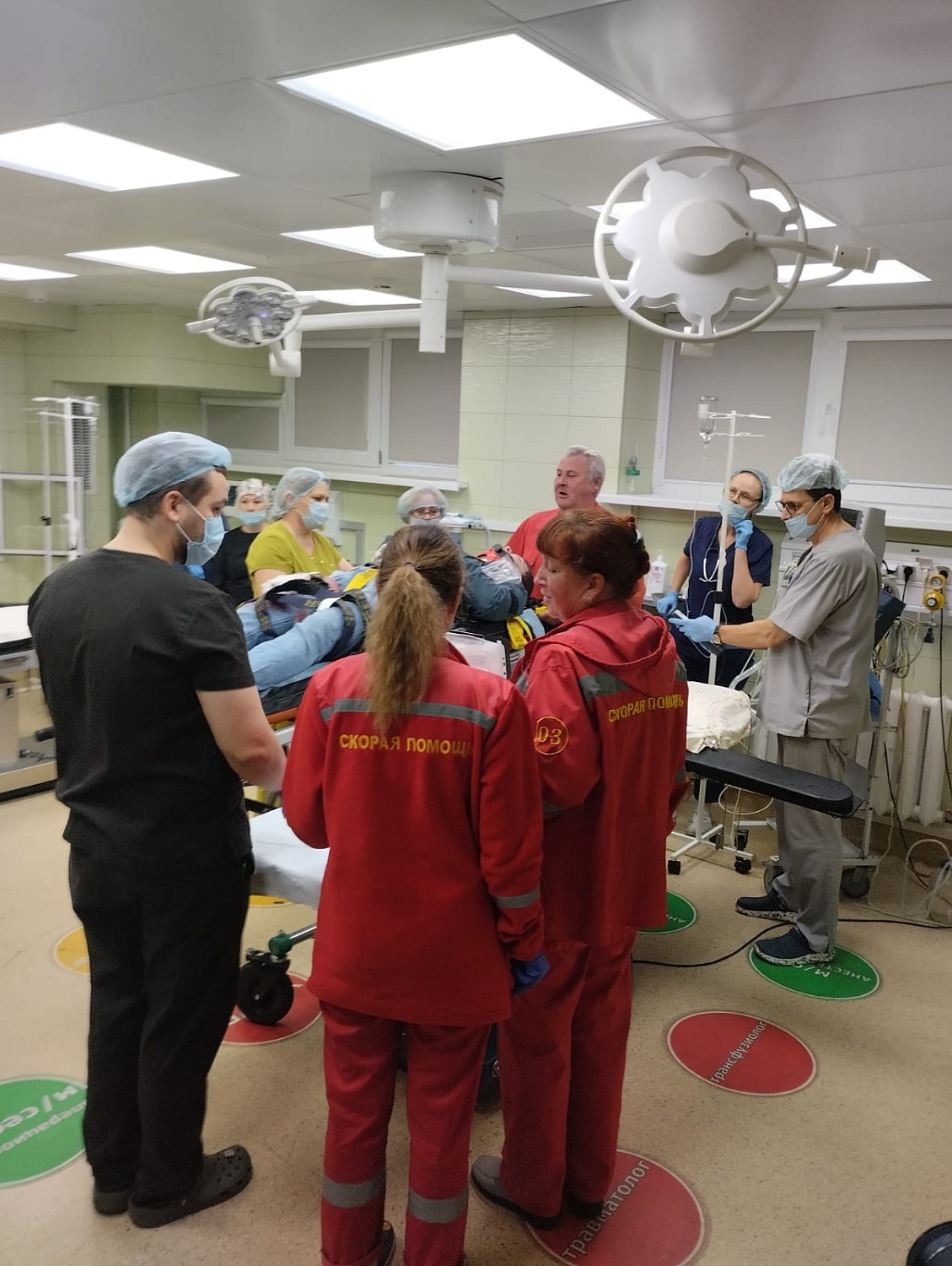 Сотрудники скорой медицинской помощи краевой БСМП провели тактико-специальную тренировку